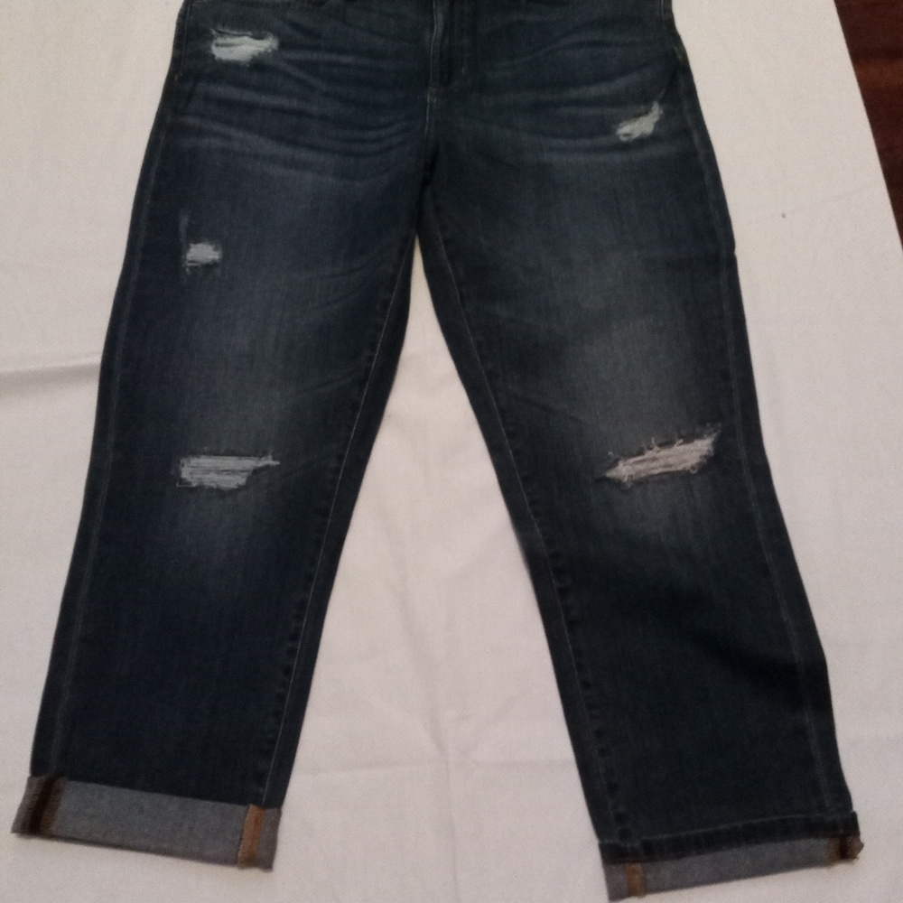 Boyfriend crop denim jeans